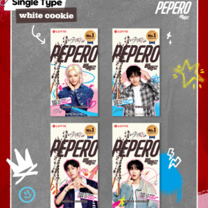 PEPERO X SKZ Global Edition Sabor White Cookie